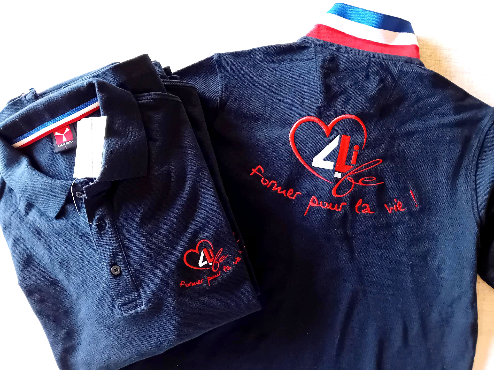 Broderie textile personnalisée vêtement de travail