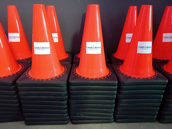 Plot de signalisation personnalisé extérieur